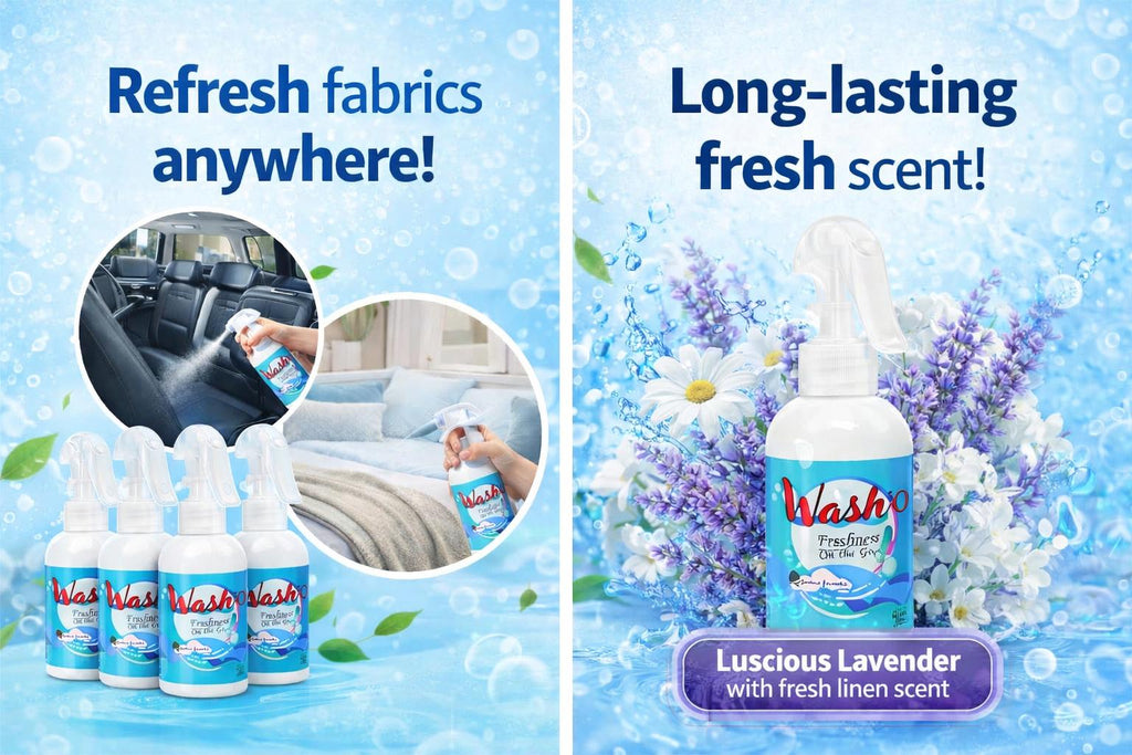 Anti-Bacterial Wash O Multipurpose Fabric Refresher 250ml x 2 Bottles